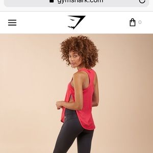 Gymshark size M Breeze vest Sherbert
